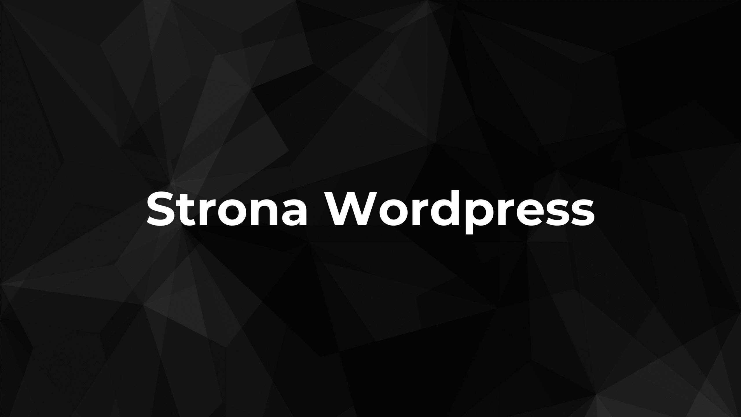 Strona Wordpress