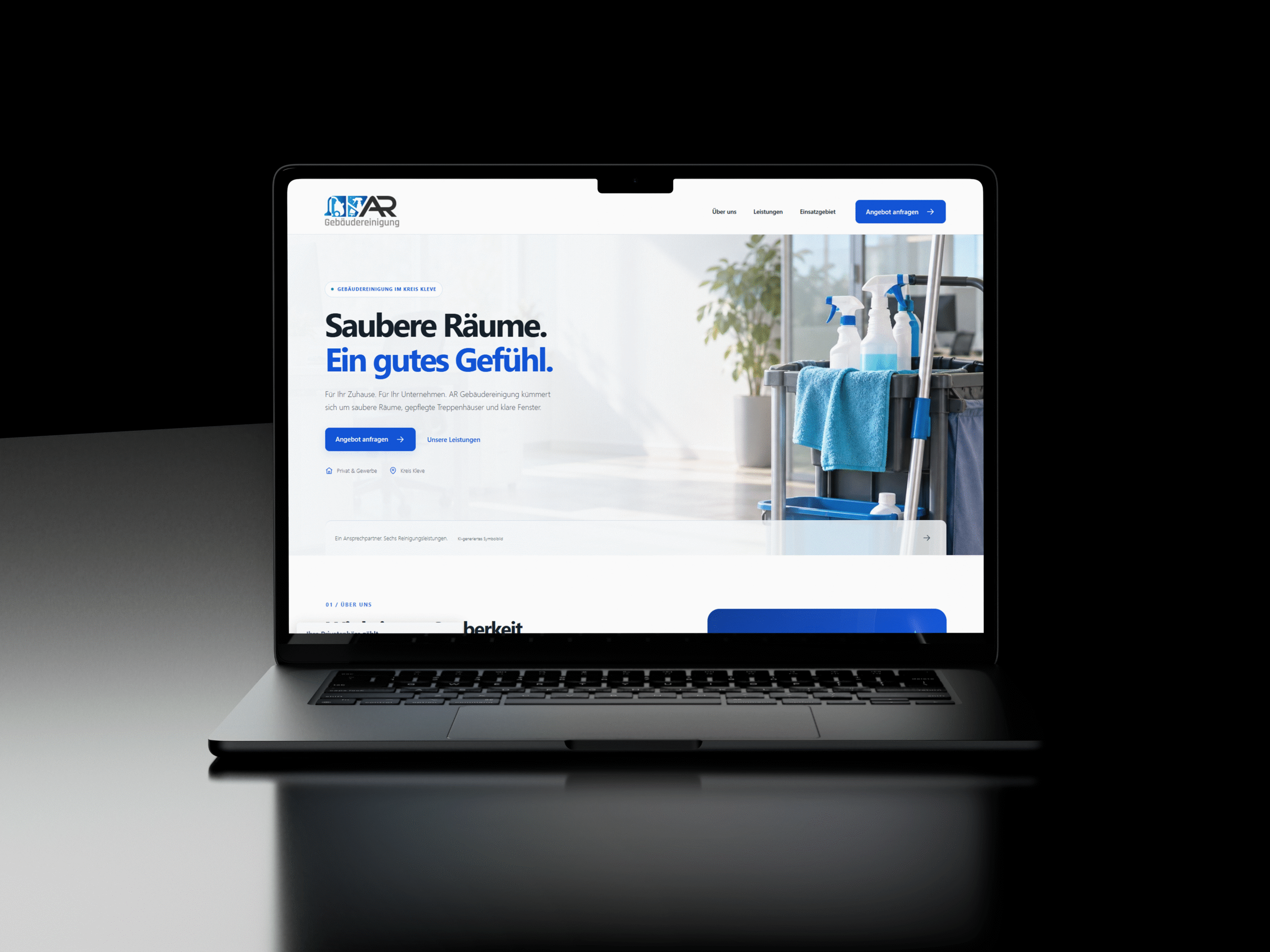 Mockup AR Gebäudereinigung