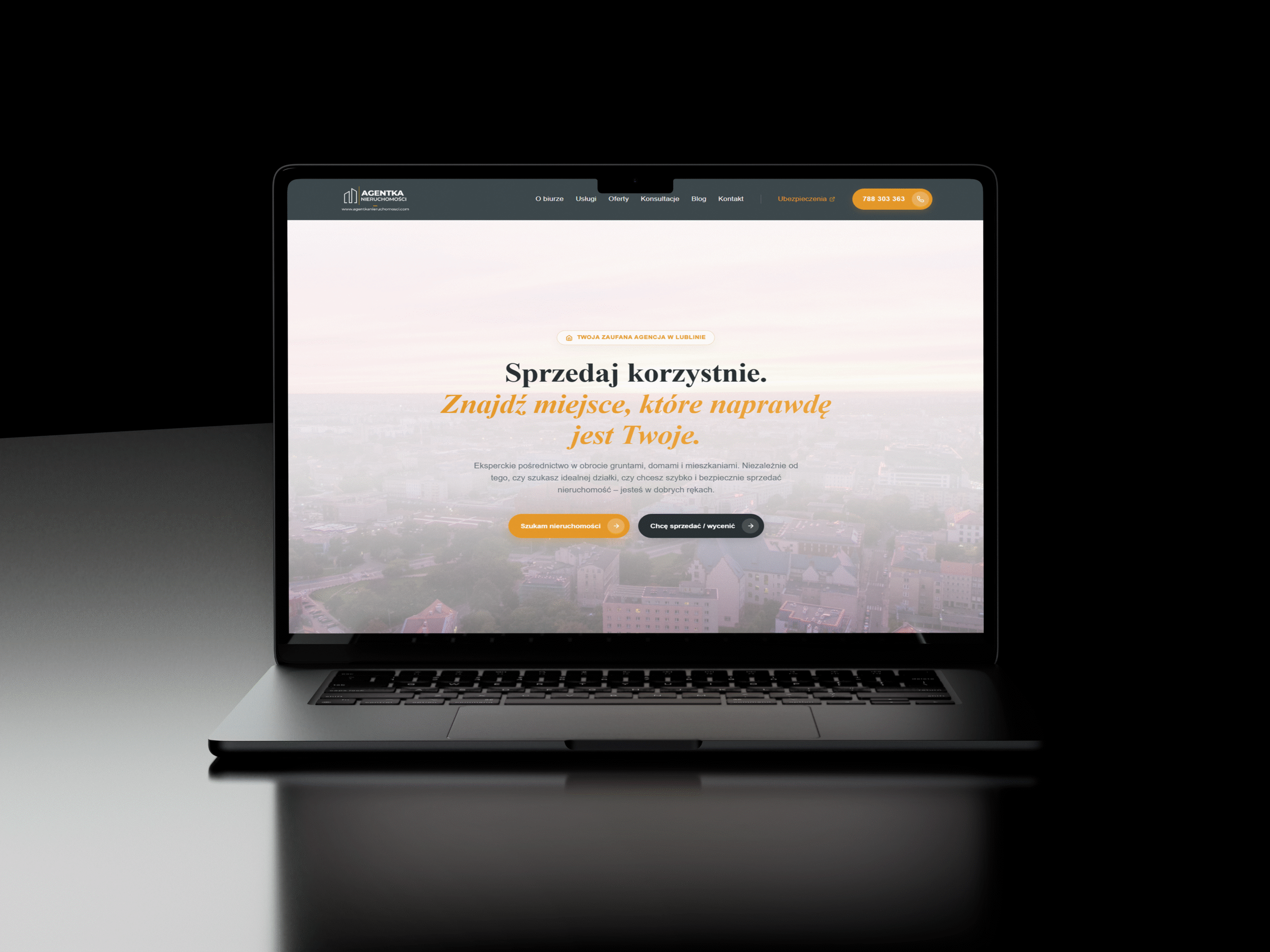 Mockup Agentka Nieruchomości