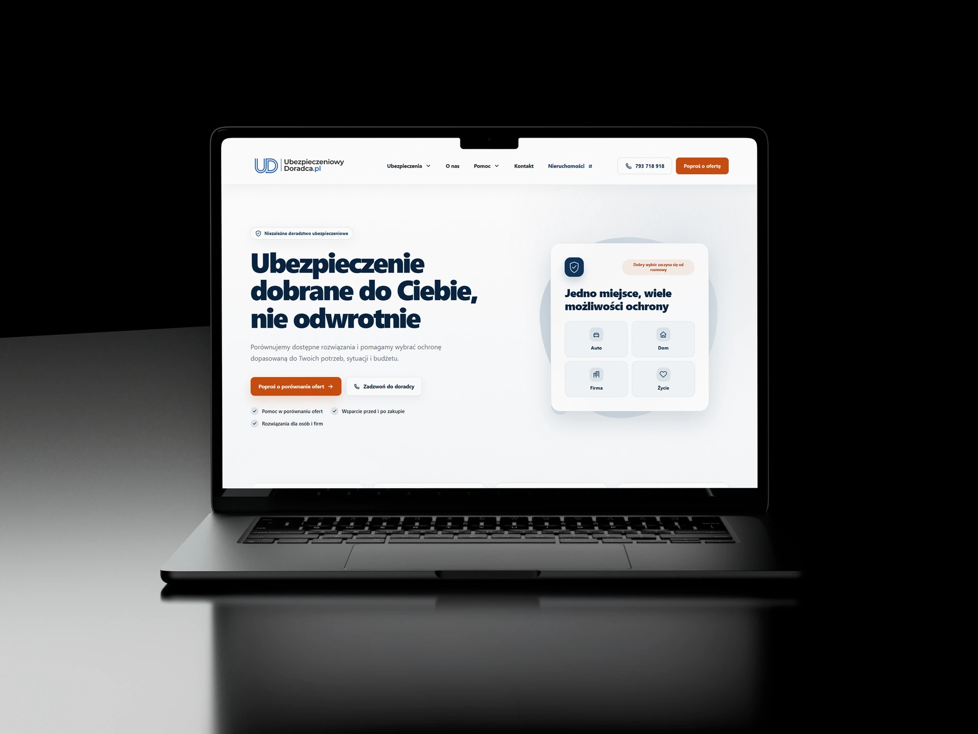 Mockup Doradca Ubezpieczeń