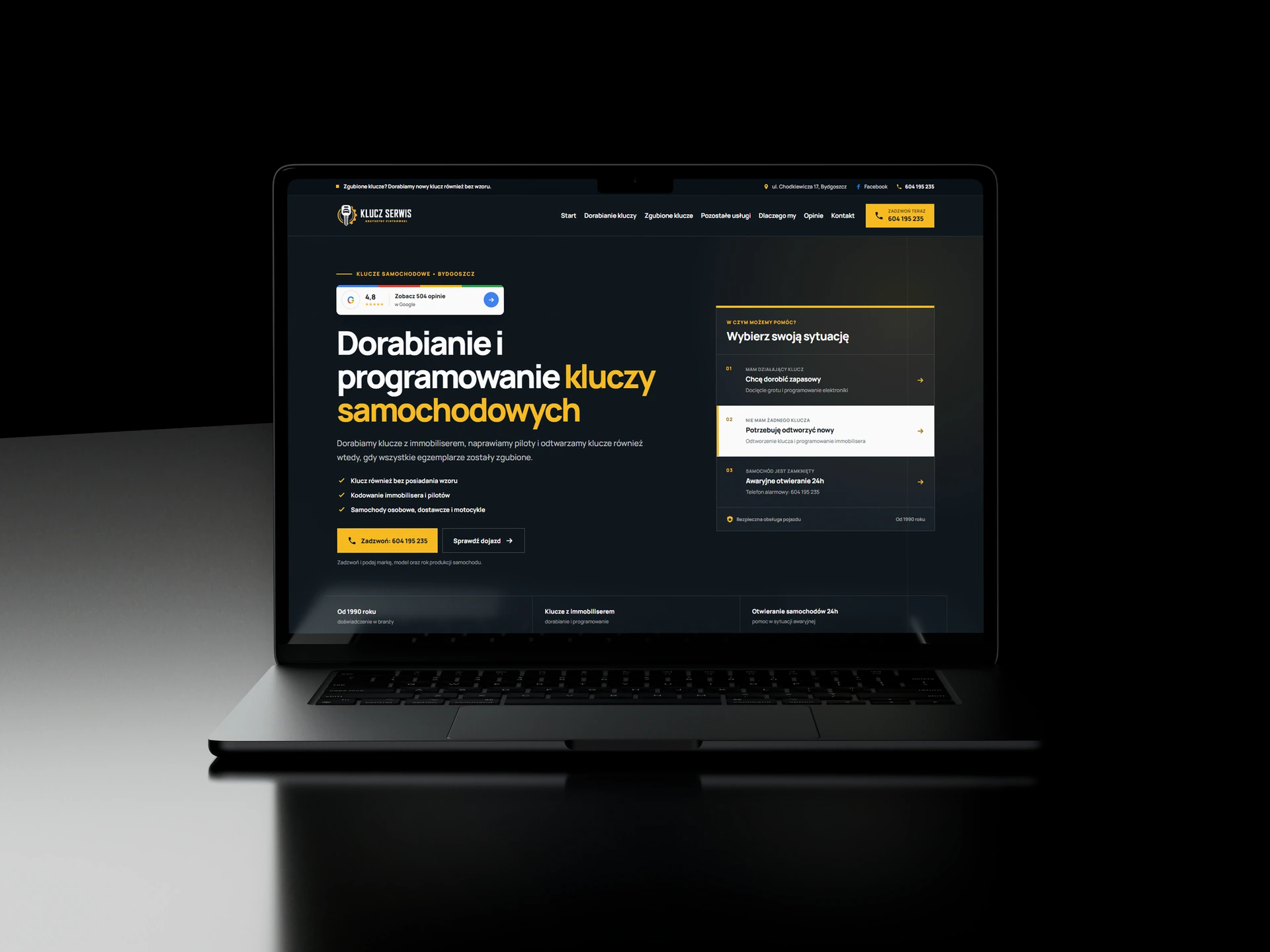 Mockup Klucz Serwis