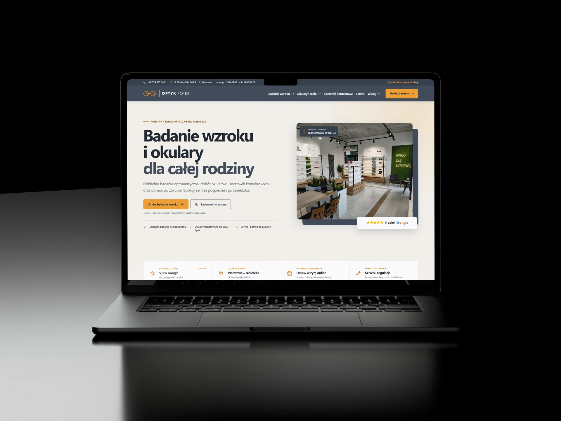 Mockup Optyk Poter