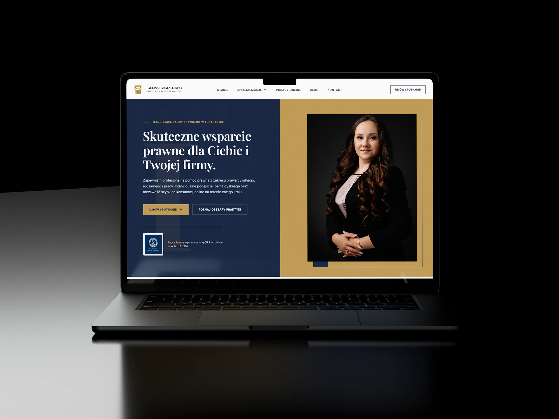 Mockup Radca prawny Lubartów