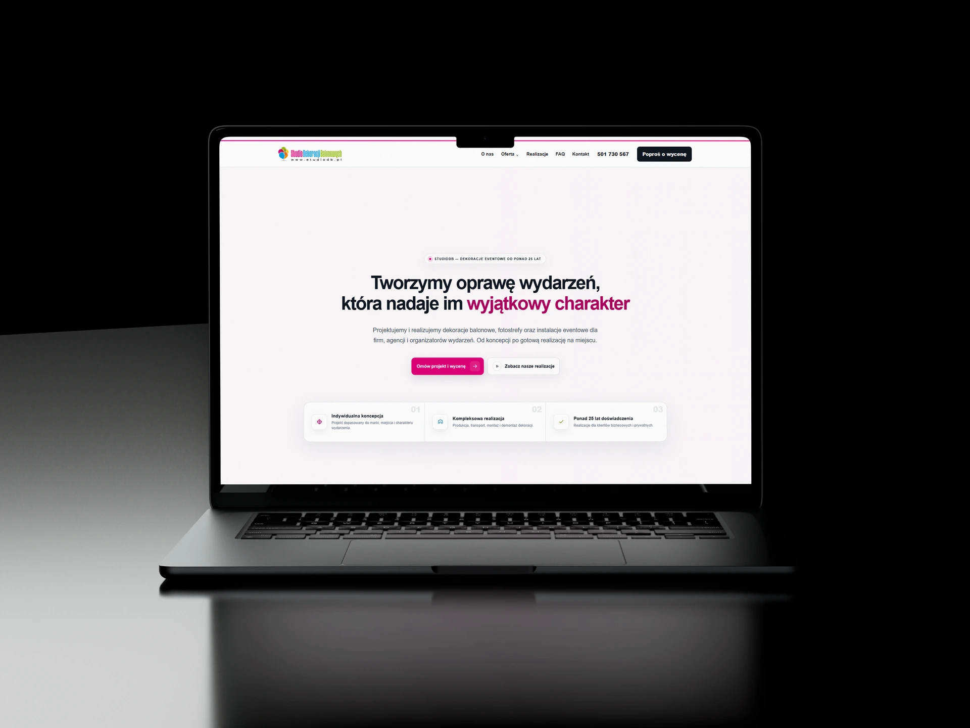 Mockup Studio Dekoracji Balonowych